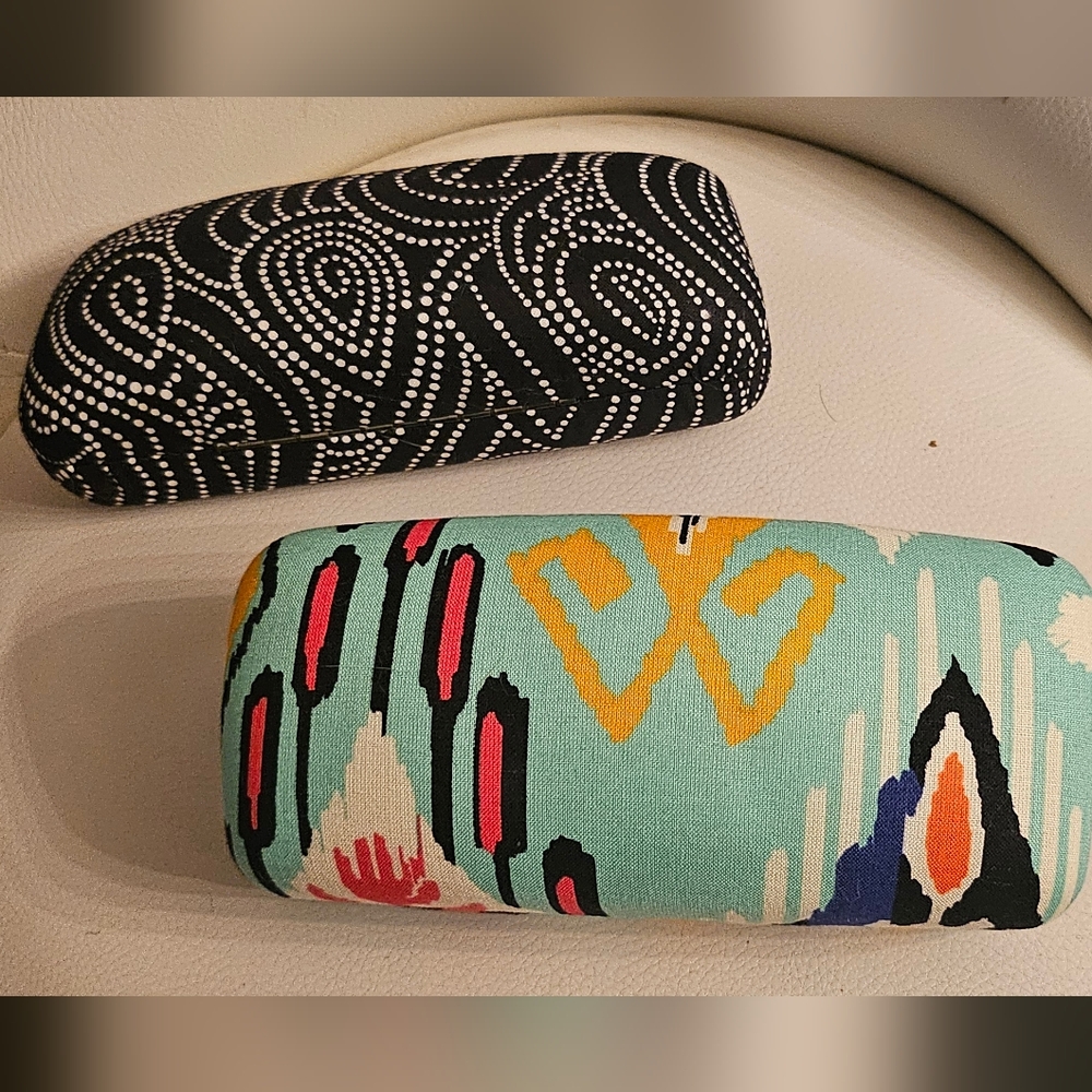 Vera Bradley Hard Shell Eyeglass/Sunglass Cases (2)